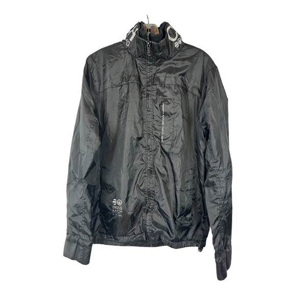 Crosshatch Womens Windbreaker Jacket Black Full Zip Pockets Waist Length M - Picture 5 of 8